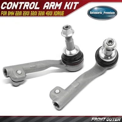 2x Front L&R Outer Tie Rod End for BMW 228i 230i 320i 328i 330i 340i GT xDrive - Image 1 of 4