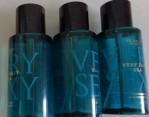 3 VICTORIA'S SECRET VERY SEXY SEA fine FRAGRANCE BODY MIST 2.5 FL.OZ MINI SIZE - Picture 1 of 2