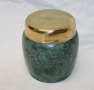 Vintage - Zigarettenspenderdose mit Marmorstruktur - aus Metall - 60er Jahre - - Bild 1 von 5