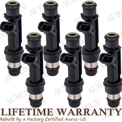 x6 OEM DELPHI Fuel Injectors for 2001 2002 2003 Pontiac Grand Prix 3.8L 25323972 - Image 1 of 4