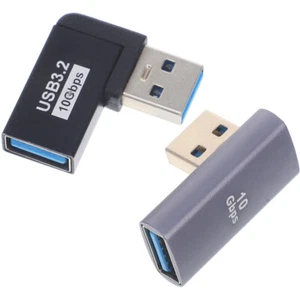 2 Pcs Elektronisch Abs USB-Adapter USB-Stecker Auf Buchse Männlich - Zdjęcie 1 z 22