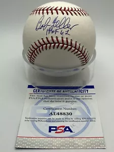Bob Feller HOF 62 Cleveland Indians Signed Autograph OMLB Baseball PSA DNA *30 - Picture 1 of 2