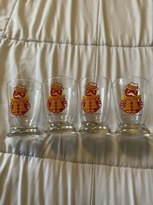 Vasos de chorro y whisky Glow Ball 1953 vintage - Juego de 4 Foto 1 de 4