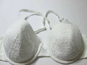 Bali Bra Size 38B White Underwired Lined Adjustable Straps Lace Floral Lingerie - Picture 1 of 7