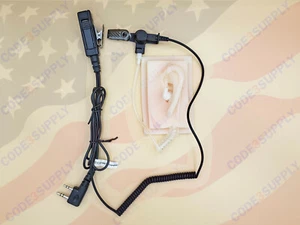 Auriculares de tubo de aire altavoz micrófono push to talk radios Baofeng Wouxun Retevis - Imagen 1 de 10