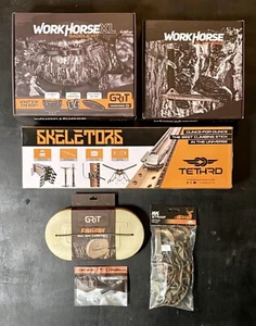 Tethrd Grit XL Saddle Bottomlands Platform Skeletors Stick Combo Package 2 New - Picture 1 of 8