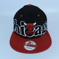 New Era 9Fifty Chicago Bulls NBA Snapback Mens Basketball Hat Cap Onesize