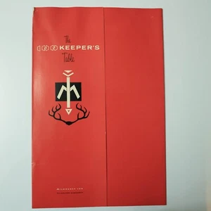 Vintage Milwaukee Inn Motel Inn Keeper's Restaurant Menu 1962 Milwaukee Wi Rare - Picture 1 of 10