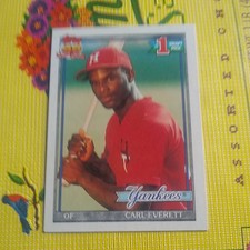 1990 Topps Carl Everett New York Yankees Rookie #113