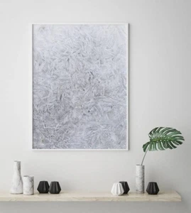 Icy Frost, Snow 50x70cm Poster Premium Quality - Picture 1 of 2