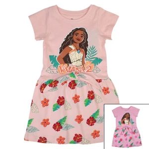 Disney Kleid Vaiana 2, lachsfarben/rosa, Gr.92-98 Sommer, Baumwolle, Neu - Bild 1 von 6