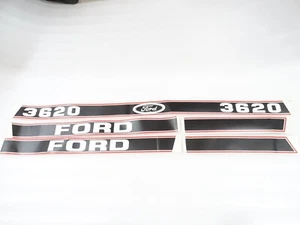 Bonnet Decal Set For Ford 3620 Tractors #10-3 - Picture 1 of 8