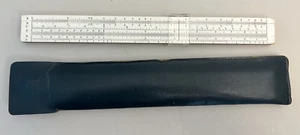 Keuffel & Esser Beginners Slide Rule N4058W K&E USA Made Original Case Sliderule - Picture 1 of 9