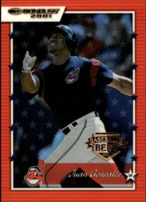2001 Donruss Baseball's Best Bronze #37 Juan Gonzalez - NM-MT - Image 1 of 2