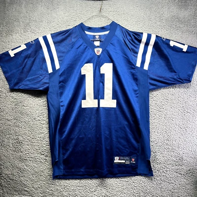 Camiseta de fútbol americano de los Indianapolis Colts NFL #11 Anthony Gonzalez Reebok talla 50 Foto 1 de 4