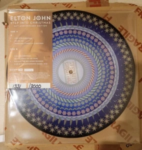 Elton John Step Into Christmas 12” Zoetrope Vinyl LP LE 3000 BRAND NEW - Picture 1 of 3