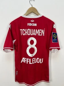 AS Monaco 2021/22 Home Football Shirt Soccer Jersey Tchouameni #8 Size M - Picture 1 of 10