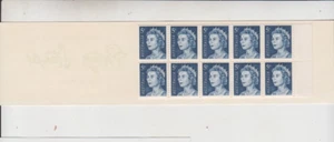 Stamps 1967 Australian Defence Force Vietnam booklet QE2 blue block of 10, nice - Picture 1 of 2