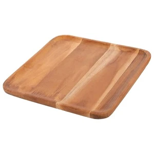 Crafted to Impress With Premium Acacia Wood Square Serving Tray, (30x 30x 1.5Cm) - Picture 1 of 5