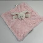 Blankets & Beyond Pink Bunny Fluffy Plush Luxe Soft Lovey Baby Security Blanket