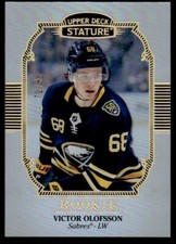 2020-21 Upper Deck Stature Victor Olofsson Auto /85 Buffalo Sabres #173