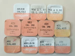 Brandneue Longines Stängel - siehe Dropdown-Liste für Kaliber - Preis ist pro Stamm - Bild 1 von 5