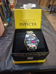 Invicta Men's Watch Pop Art Limited Editions Silver Tone, Black Bezel 49062 - Picture 1 of 9