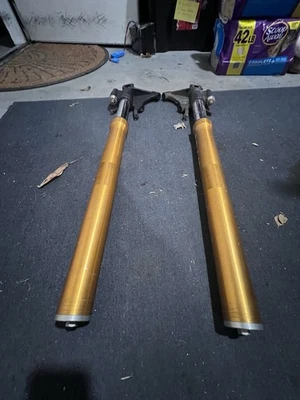 06-16 Yamaha YZF R6 Ohlins Cartridge Front Forks 2006 - 2016 YZF-R6 - Image 1 of 4