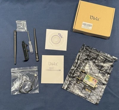 Ubit Ax Wifi Card Wifi 6 Dual Band 3000 Mbps Ax200 Pcie Wireless Wifi Card With  - Image 1 of 4