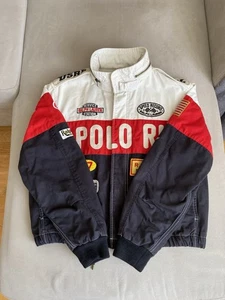 £495 Polo Ralph Lauren Racing Equipment Jacket F1 Nascar Bella Hadid Bomber M - Picture 1 of 17