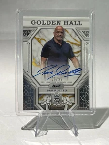 2024 Topps Royalty UFC Bas Rutten Golden Hall Auto /99 - Picture 1 of 2