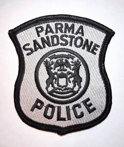 Parma Sandstone Michigan Police Patch - FREE Tracked US Shipping ! - Picture 1 of 1