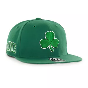 SOMBRERO GORRA DE CAPITÁN VERDE BOSTON CELTICS NBA EDICIÓN SNAPBACK CITY ¡NUEVO! '47 MARCA - Imagen 1 de 6