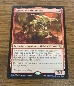 MTG Commander Legends - 1x Folie Krark, der Daumenlose - Neuwertig - Bild 1 von 1