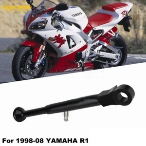 Motorcycle Side Stand Kickstand Support For YAMAHA YZF-R1 R1 R6 R6S 1998-2008 - Picture 1 of 7