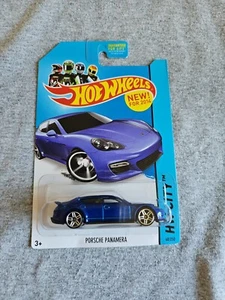 Hot Wheels 2014 Porsche Panamera azul 40/250 Little Bend Speed Team - Imagen 1 de 6