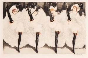 Can-Can Louis Icart 1925 Art Deco Collectible  French Illustration Print - Picture 1 of 2