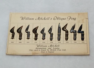 William Mitchell's Oblique Pens, Birmingham and London, by British Pens Ltd. - Picture 1 of 4