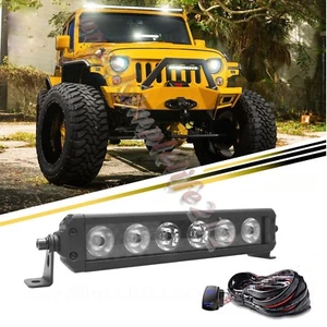 11Inch 60W LED LIGHT BAR Offroad Truck SUV 4X4 UTV ATV Bumper Grille Car Boat 13 - Picture 1 of 8