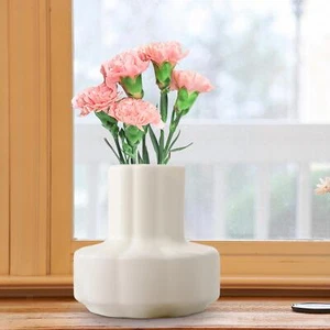 Flower Vase Flower Pot Minimalist Decorative Vase for Bookshelf Cabinet Home - Picture 1 of 6
