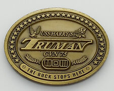 USS Harry S Truman CVN-75 Give Em Hell Challenge Coin
