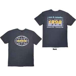Oasis - 1998 World Tour-USA/Canadá - Camiseta Azul Marino - Imagen 1 de 2