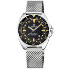 Deep Blue Deep Star 1000 Vintage Swiss Automatic Men's Diver Watch Mesh Bracelet