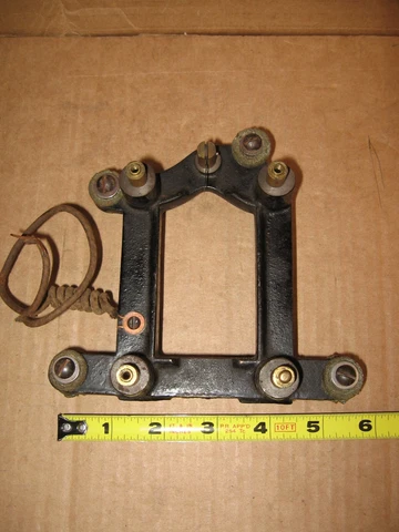 Self Winding Clock Western Union Railroad Clock Movement Bracket Original Cover