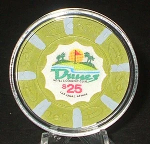 $25. Dunes Casino Chip - Uncirculated - Las Vegas, Nevada - 1989 💥💥💥💥💥💥💥 - Picture 1 of 1