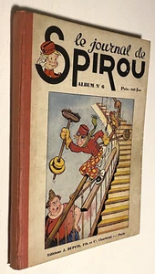 RARE : Reliure Recueil Album du journal SPIROU N° 6 - 1940 - Bel Etat Cote 1800€ - Picture 1 of 8