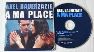 ZAZIE AXEL BAUER (CD Single) A MA PLACE - Bild 1 von 2