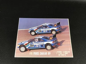 Autocollant sticker PEUGEOT 405 T16 PARIS DAKAR 89 MICHELIN SHELL - Picture 1 of 2
