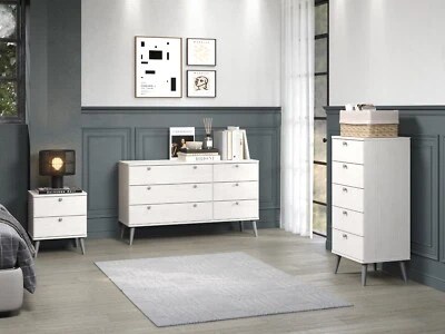 Muebles de dormitorio y sala de estar Augusta Curve con patas cónicas Foto 1 de 2