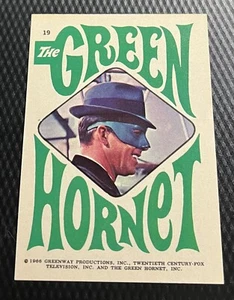 1966 Topps Green Hornet Set Break Sticker #19 Hi-Grade No Creases Nice Surface - Picture 1 of 3